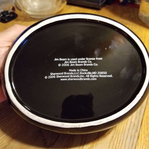 Jim Beam bar snack bowl 2006 mfg by Sherwood brands Rare Find READ - Picture 4 of 11